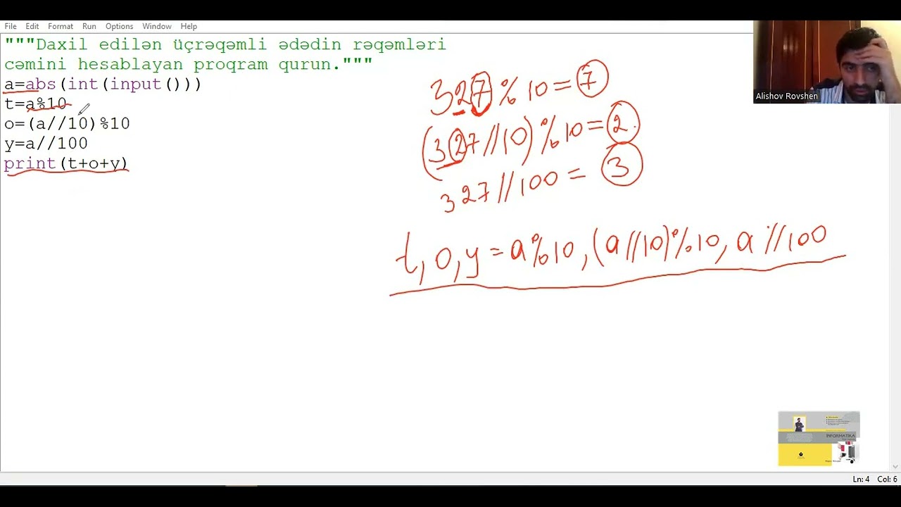 Python proqram qurmaq (Dərs 1)