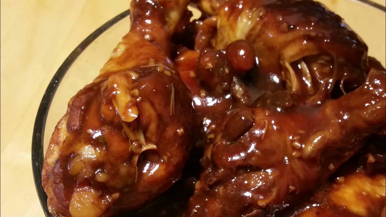 Chicken drumsticks with sauce instant pot