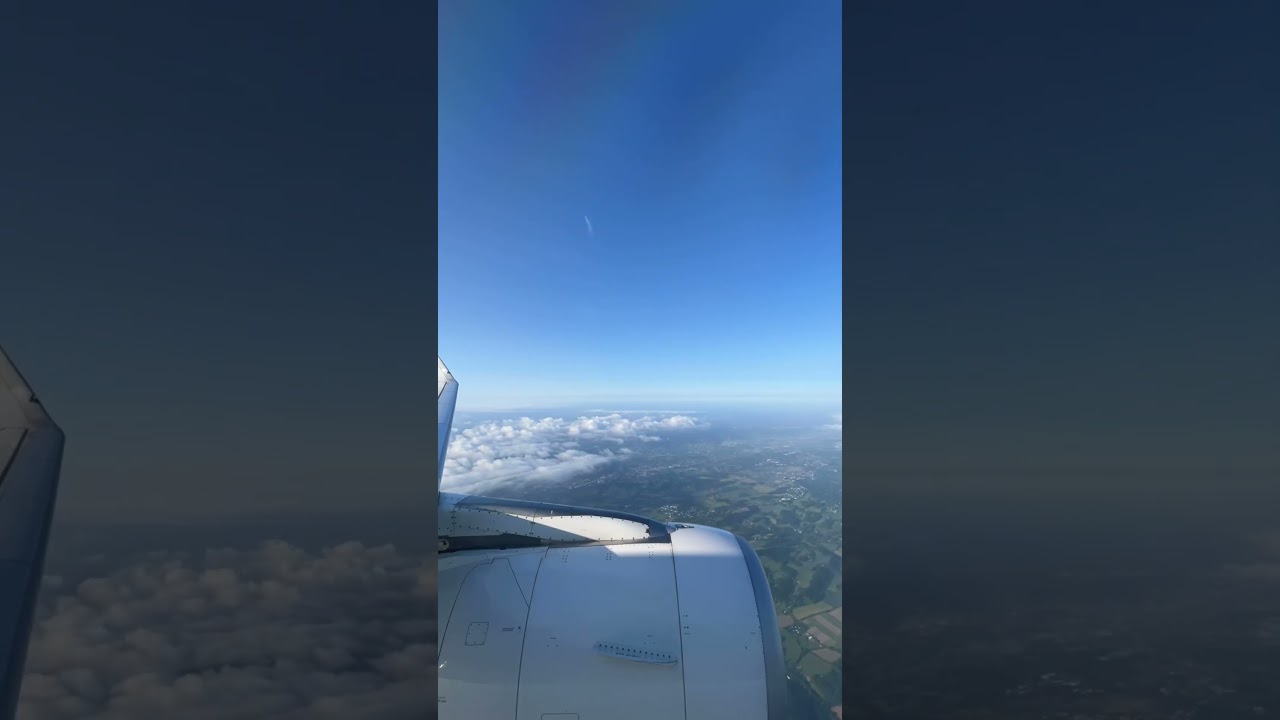 Approaching Dusseldorf (DUS) airport #germany #munich #d&uuml;sseldorf #lufthansa #astana