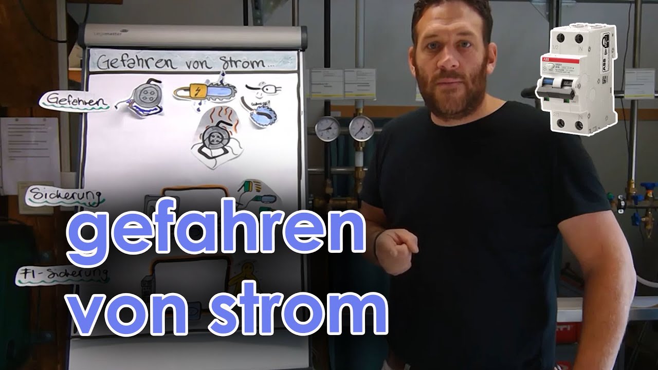 Gefahren von Strom und Massnahmen gegen die Gefahr...