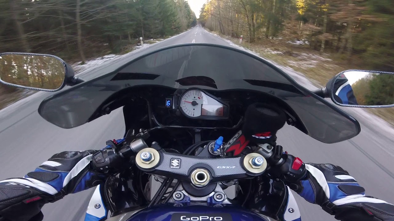 gopro hero 5 session & suzuki gsx-r 600 k1 winter ride