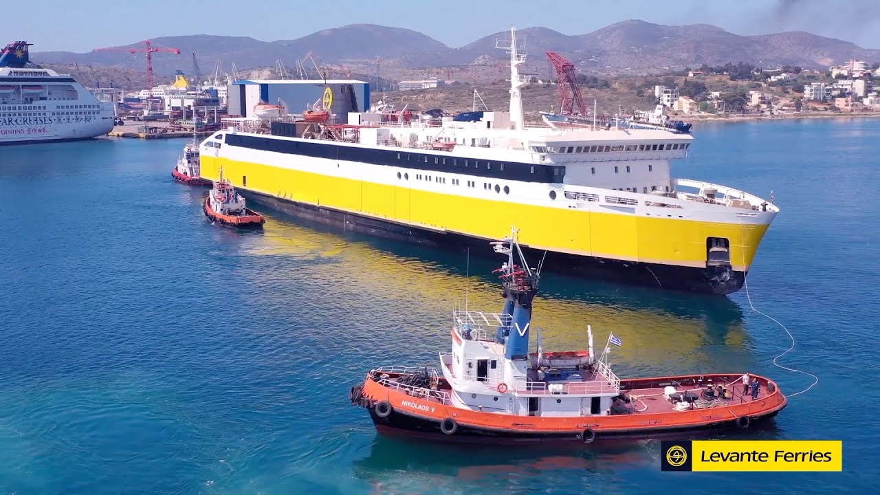 LEVANTE fleet 🟡 Smyrna di Levante leaving 2nd drydock