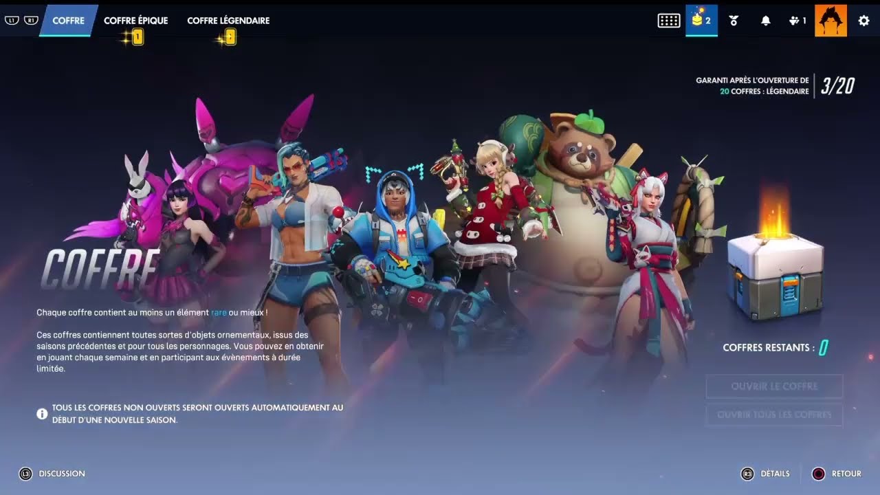Overwatch pack opening