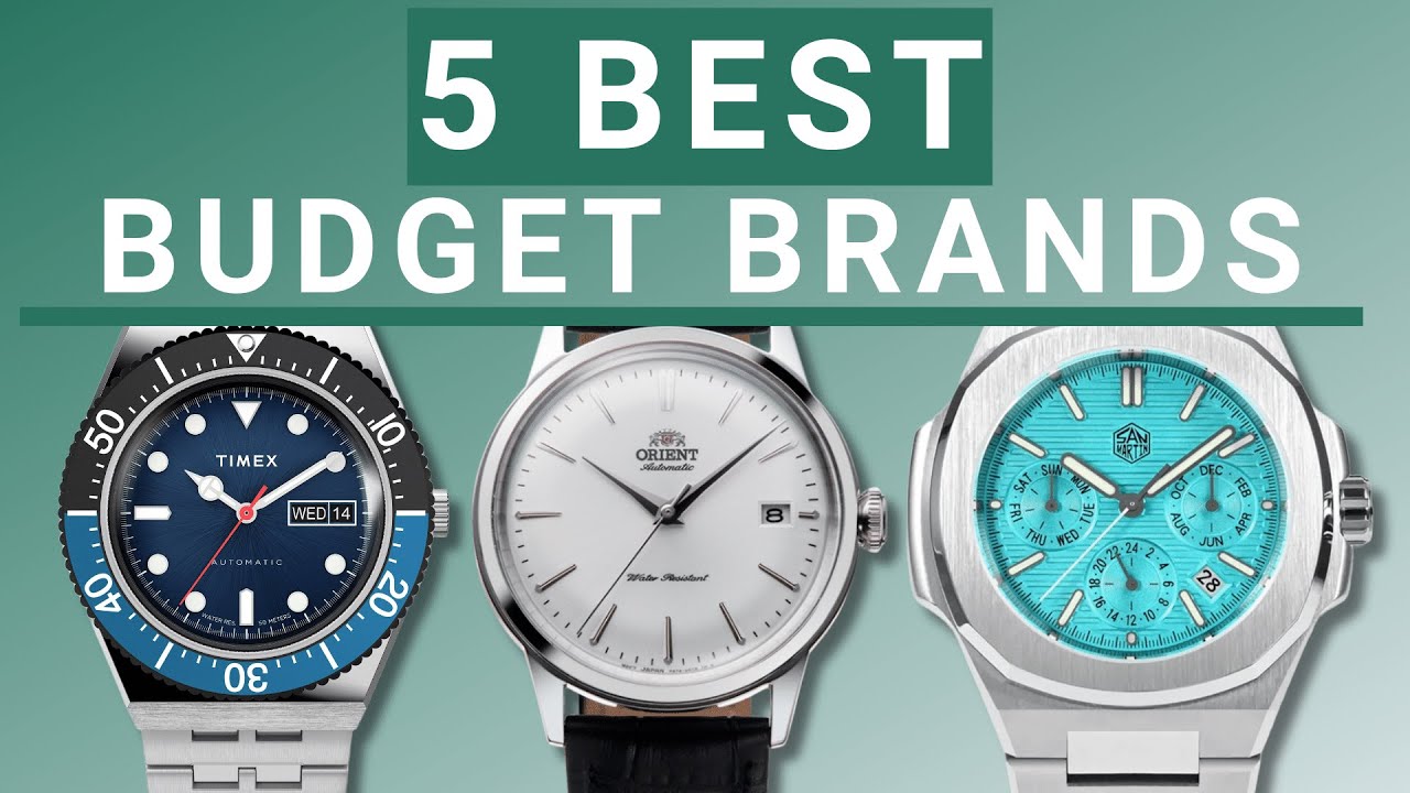 5 of the best budget watch brands (sub $300)