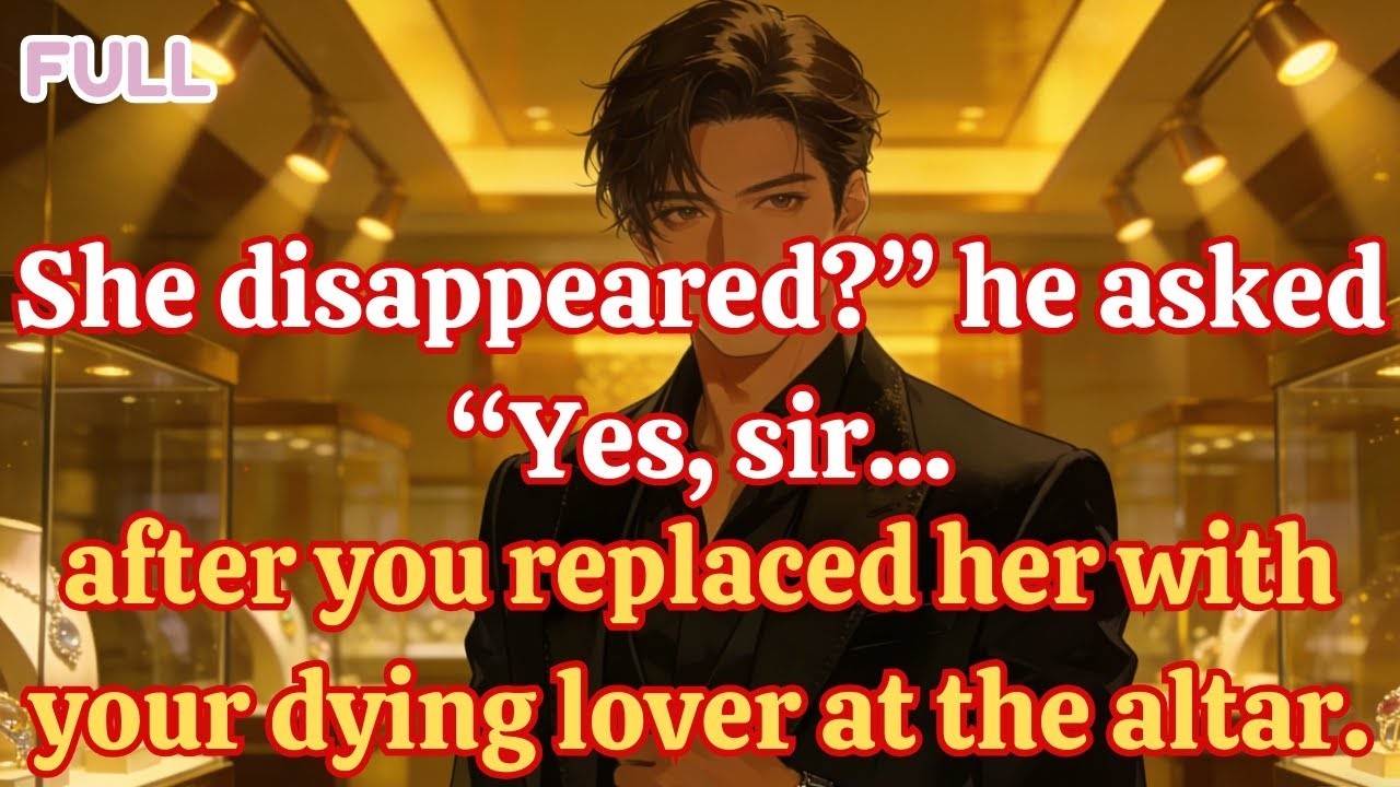 “She disappeared” he asked  “Yes, sir—after you replaced her with your dying lover at the altar ”