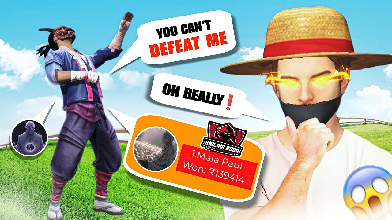 Defeating the Richest Khiladi Adda Player | Free Fire 1v1 Lone Wolf