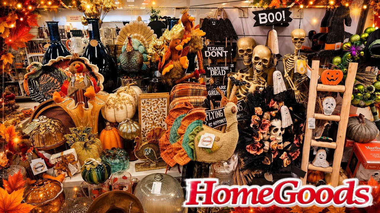 🎃 НОВИНКИ ДЕКОРА НА ХЭЛЛОУИН В HOMEGOODS + 🍂 ОСЕНЬ + 🦃 ДЕНЬ БЛАГОДАРЕНИЯ 2026
