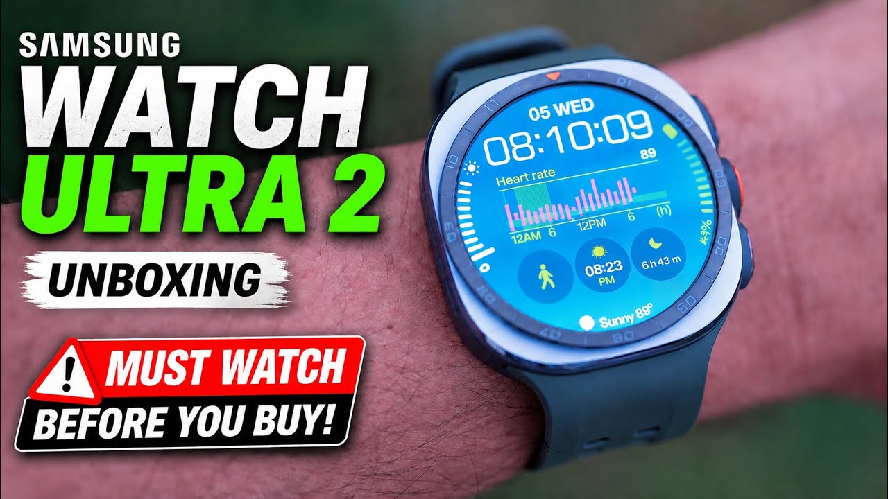 Samsung Galaxy Watch Ultra 2 Unboxing | Best Smart Watch You Must Try | Full Details in Telugu