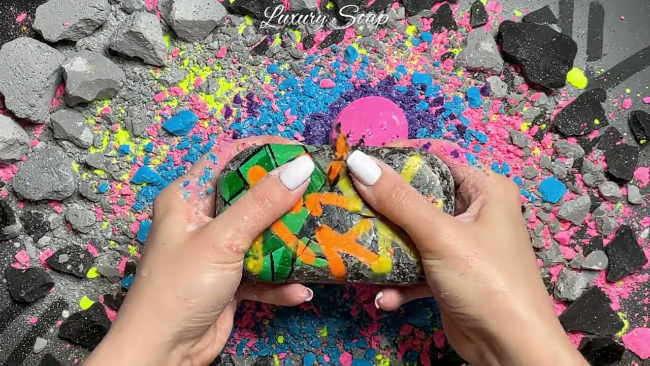 Soap ASMR 🧼 │ Cracking + Perfectly Satisfying Crushing Sounds | Мыло АСМР