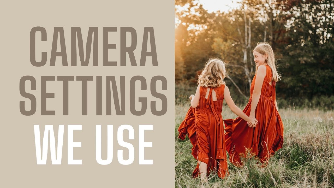 The CAMERA SETTINGS we use for Portrait Photography