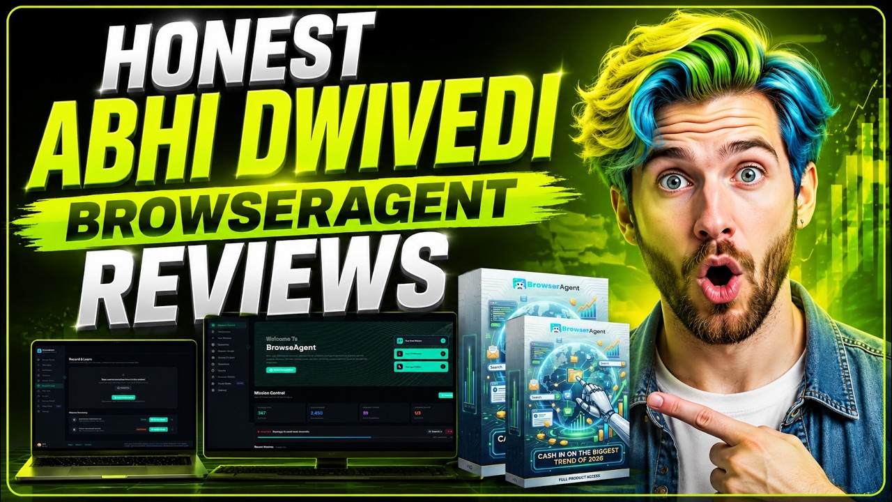 🔴BrowserAgent Review | HONEST OPINION | Honest Abhi Dwivedi BrowserAgent Reviews