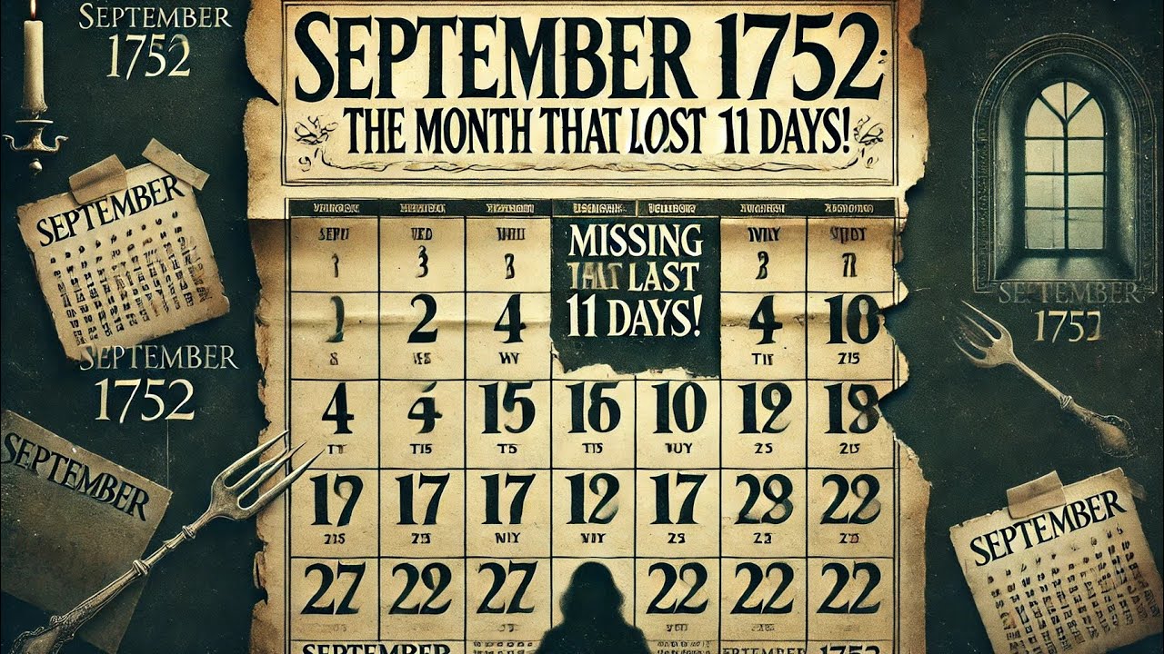 September 1752 was a month that mysteriously lost 11 days? क्या हुआ था उस दिन ? Mystery Man