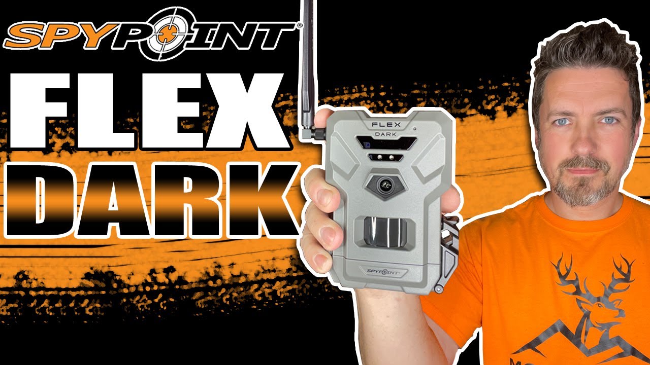 Spypoint FLEX-Dark Cellular Trail Camera: Go Undercover with No Glow or Low Glow Infrared Shots