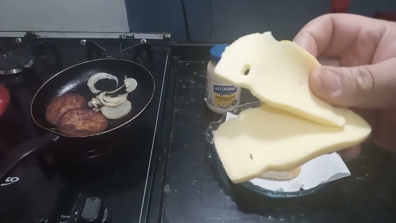 Como fazer o lanche de hambúrguer 🍔 simples