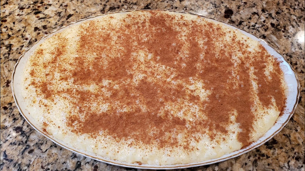 O meu arroz doçe uma delicia