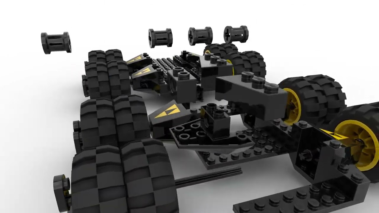 Lego Blacktron style vehicle, slightly inspired by the Battrax, but this MOC is very different!