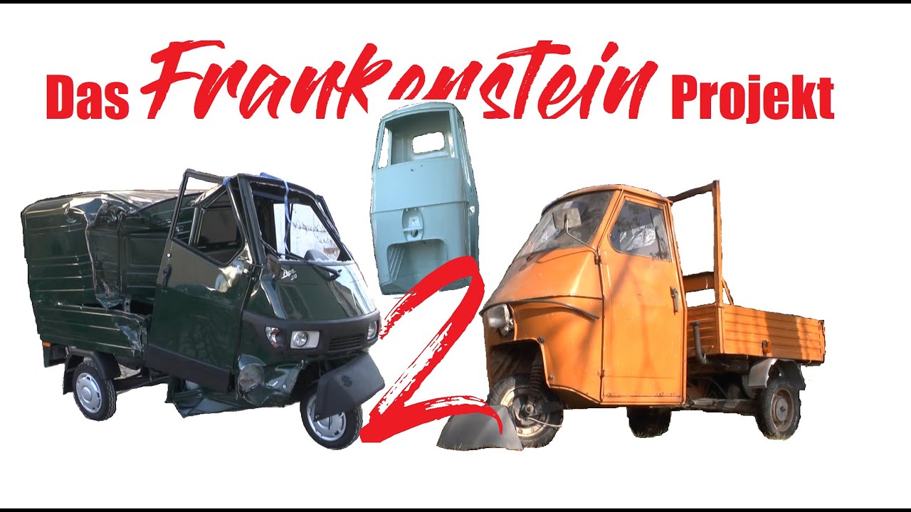 Neue Technik in alter Piaggio Ape?! - Das Frankenstein Projekt Teil 2 - Die Apeschrauber
