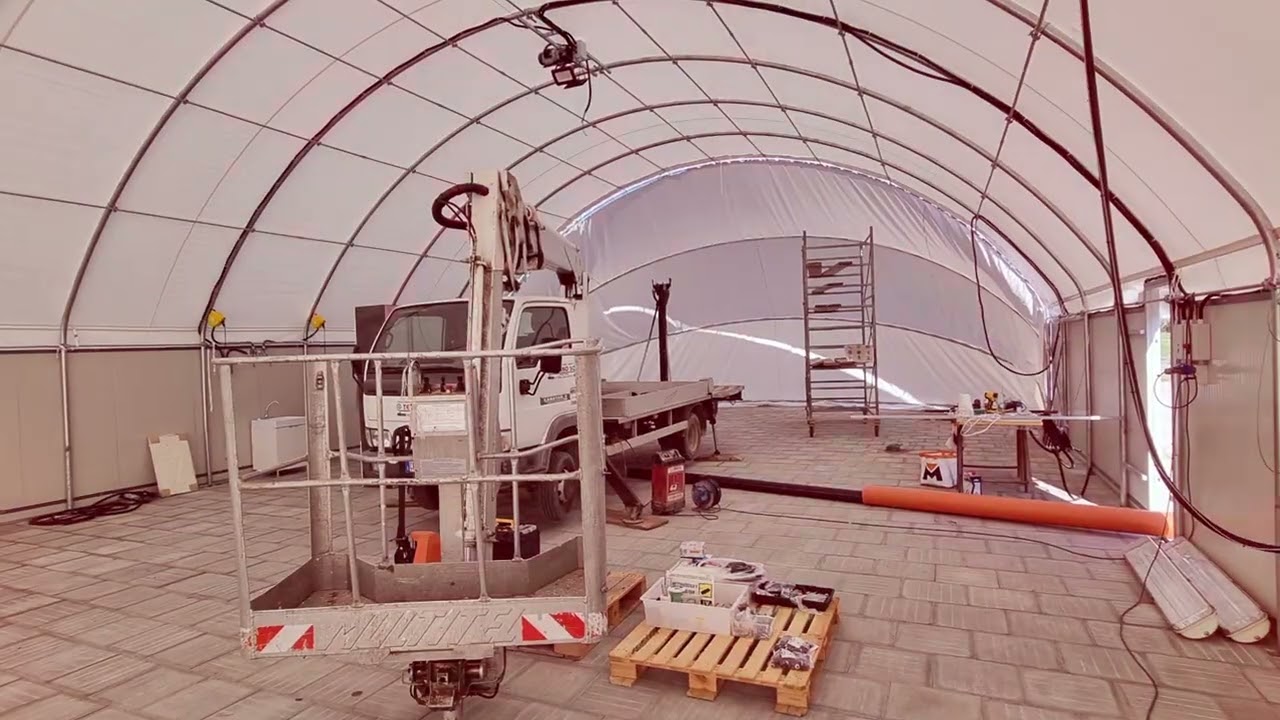 Costruzione Hangar....duro lavoro ma grande soddisfazione!!