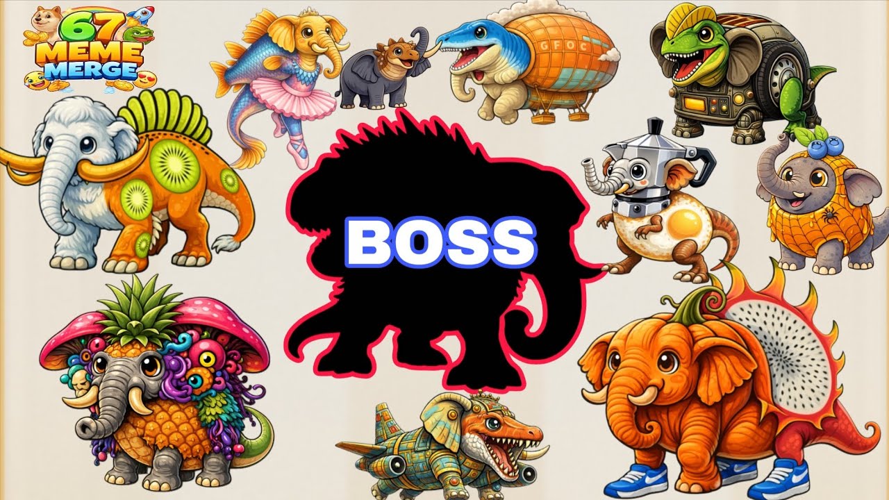 Merge Fellas Mixed 67 Meme Merge 2 Gameplay Max Level New Mode Final Boss Fight 