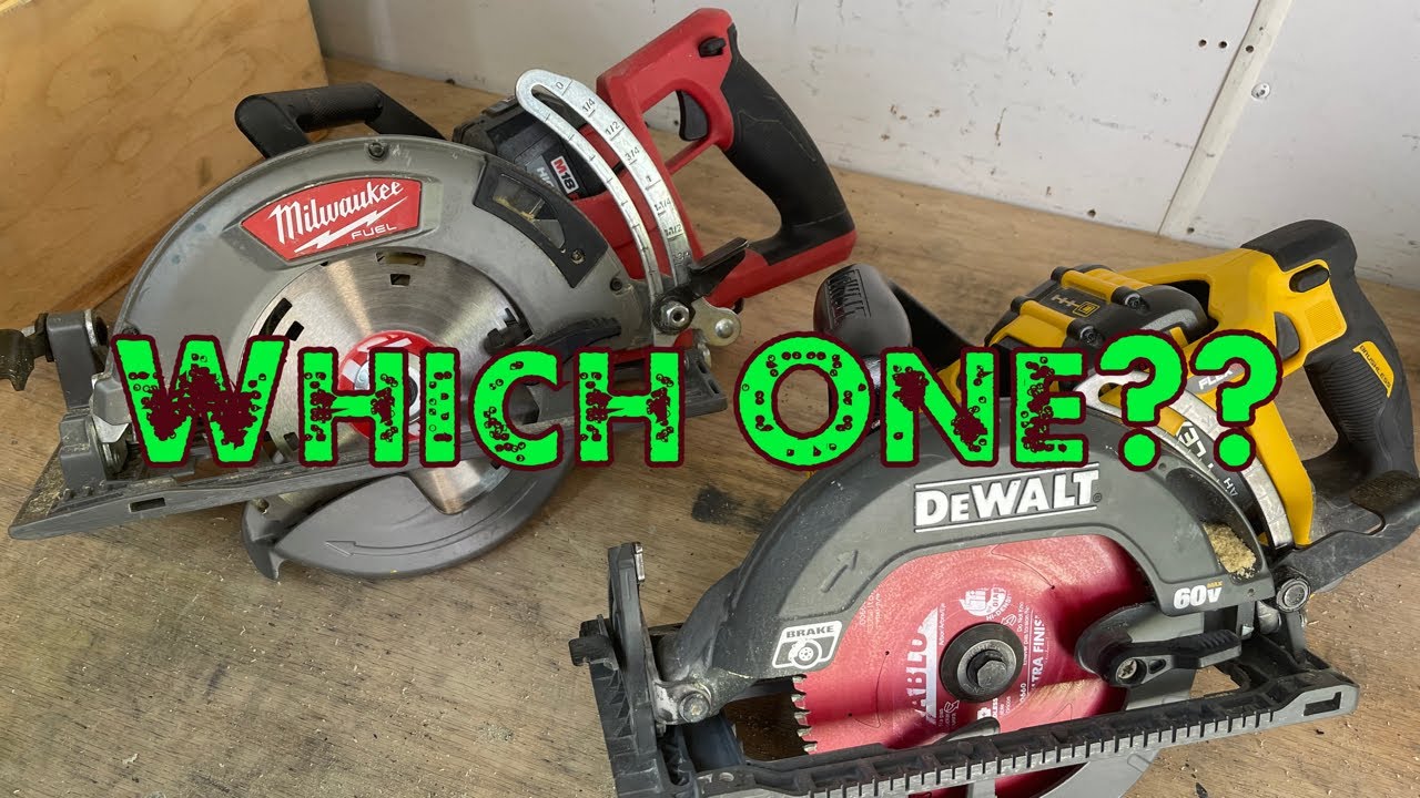 Dewalt Flexvolt DCS577 Milwaukee Fuel 2830 Rear Handle Saw!