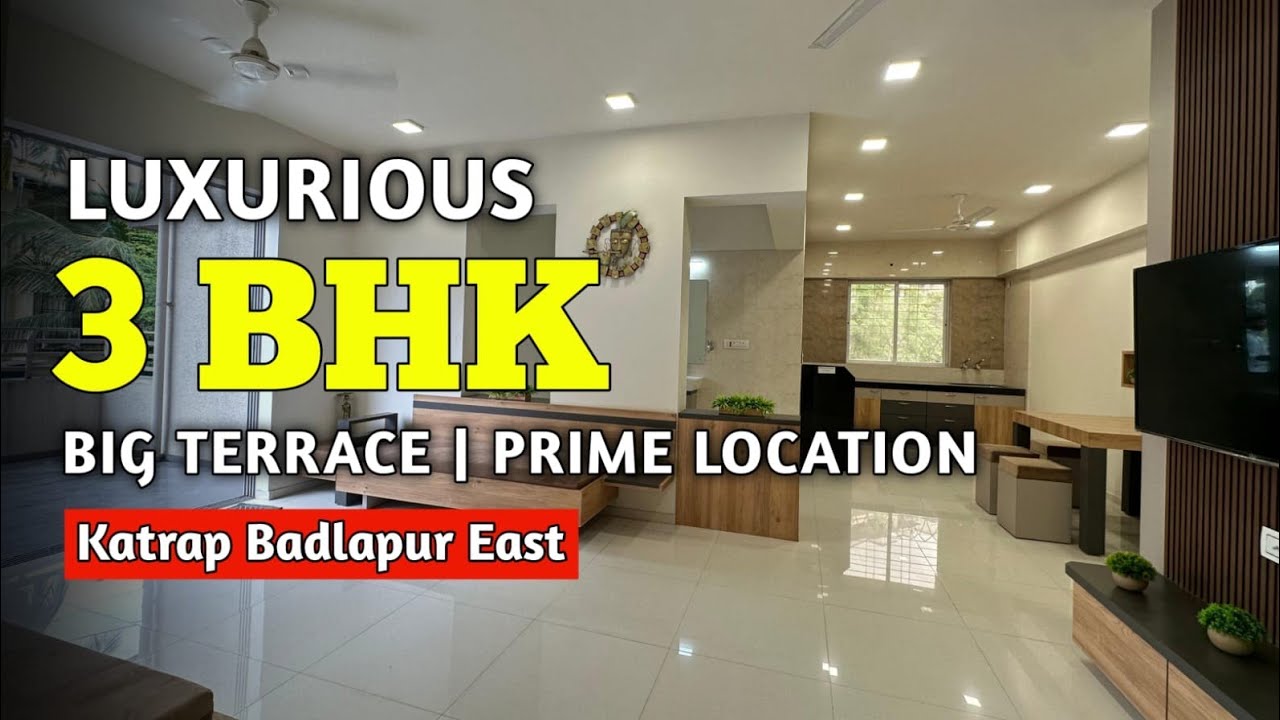 3BHK with Big Terrace | Near Badlapur Station | Ghorpade Chowk | Ready To Move Flats Available 