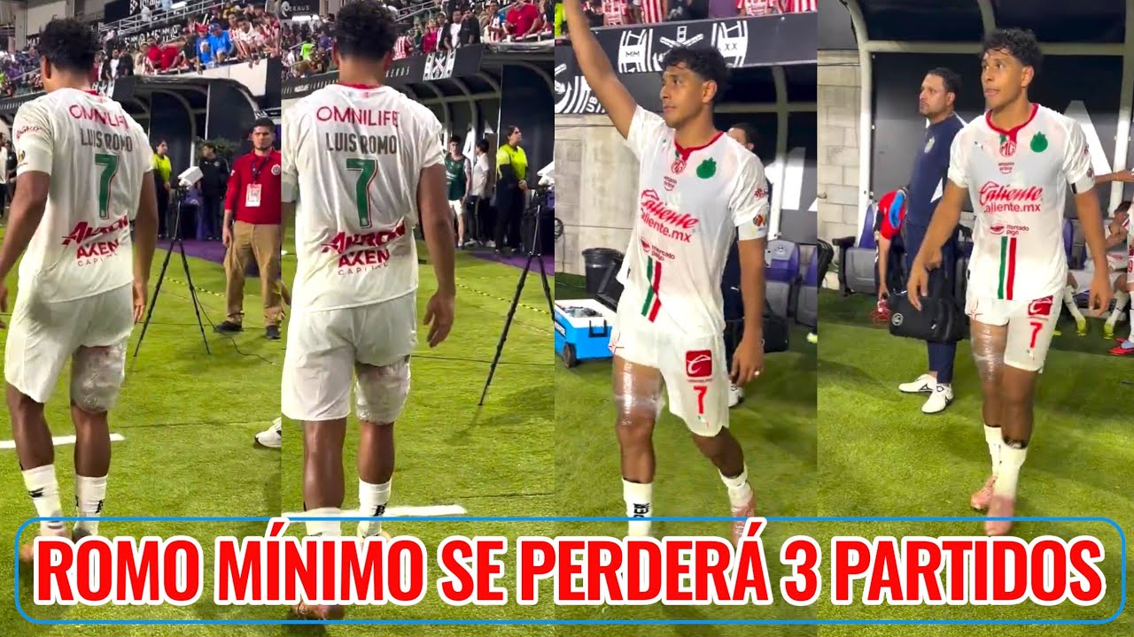 ROMO SE PERDERÁ VARIOS ENCUENTROS Y JOSÉ CASTILLO, SÍ SERÁ ELEGIBLE ANTE AMÉRICA