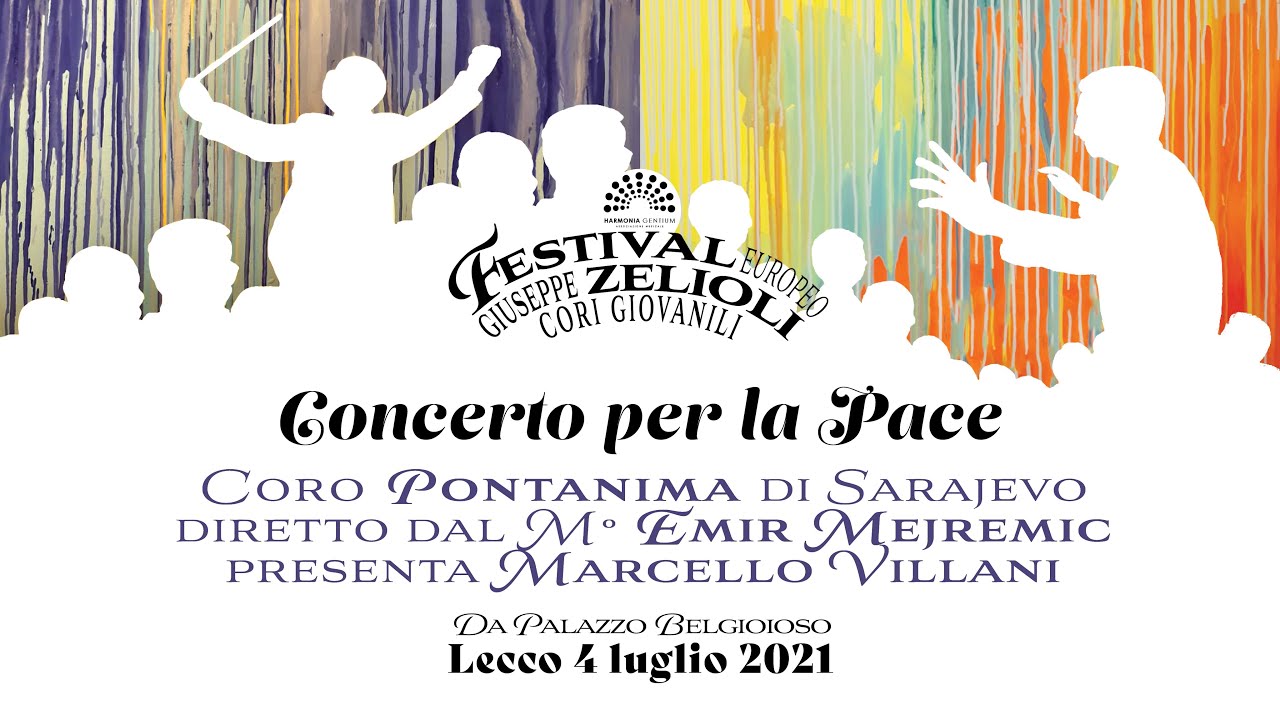 14° FESTIVAL ZELIOLI 2021 Concerto di Pace del Coro Pontanima a Palazzo Belgiojoso 4 luglio 2021