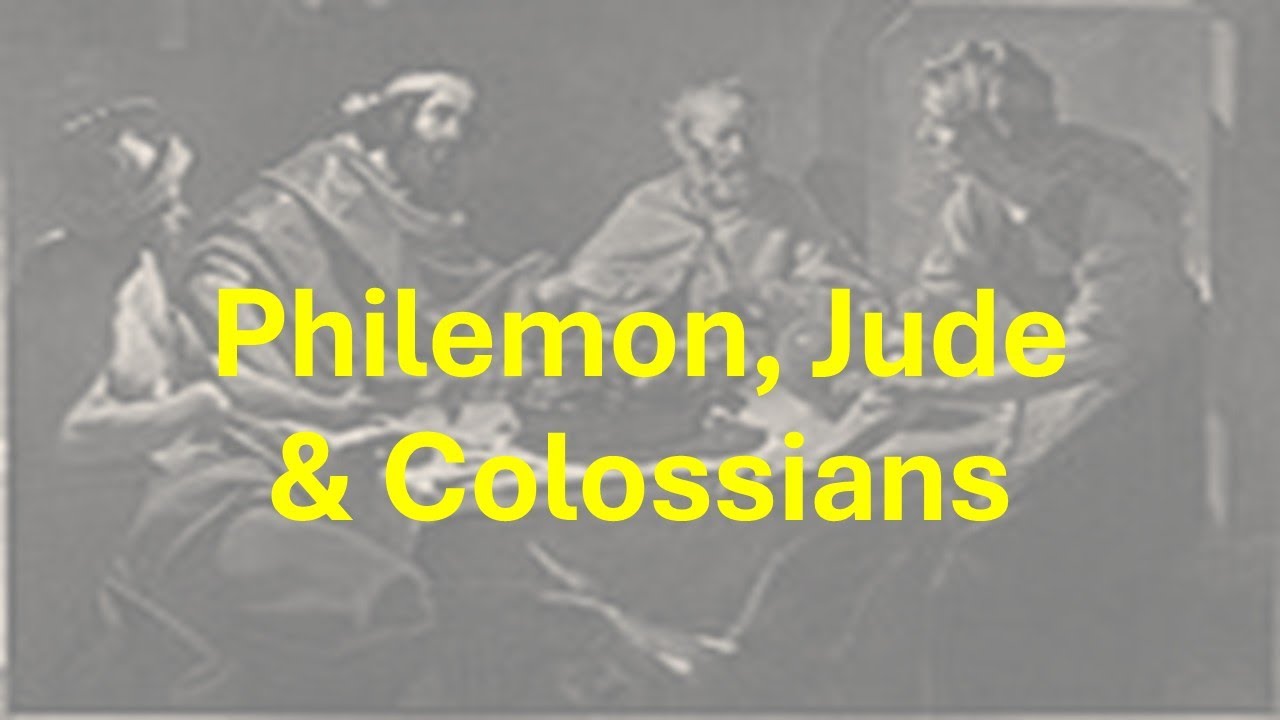 Philemon, Jude & Colossians Sun 03/08/26 AM Bible Study