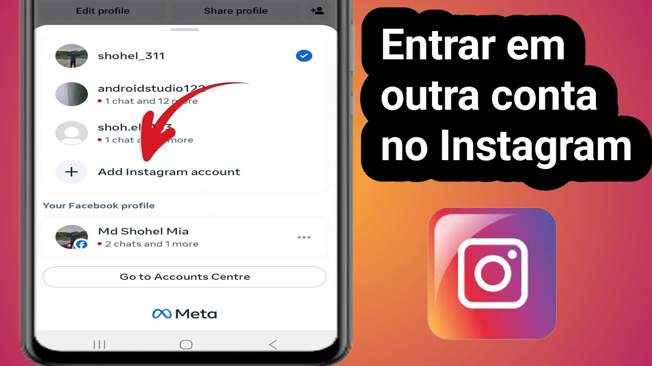 Como fazer login em outra conta no Instagram em 2025 | Login em outra conta no Instagram