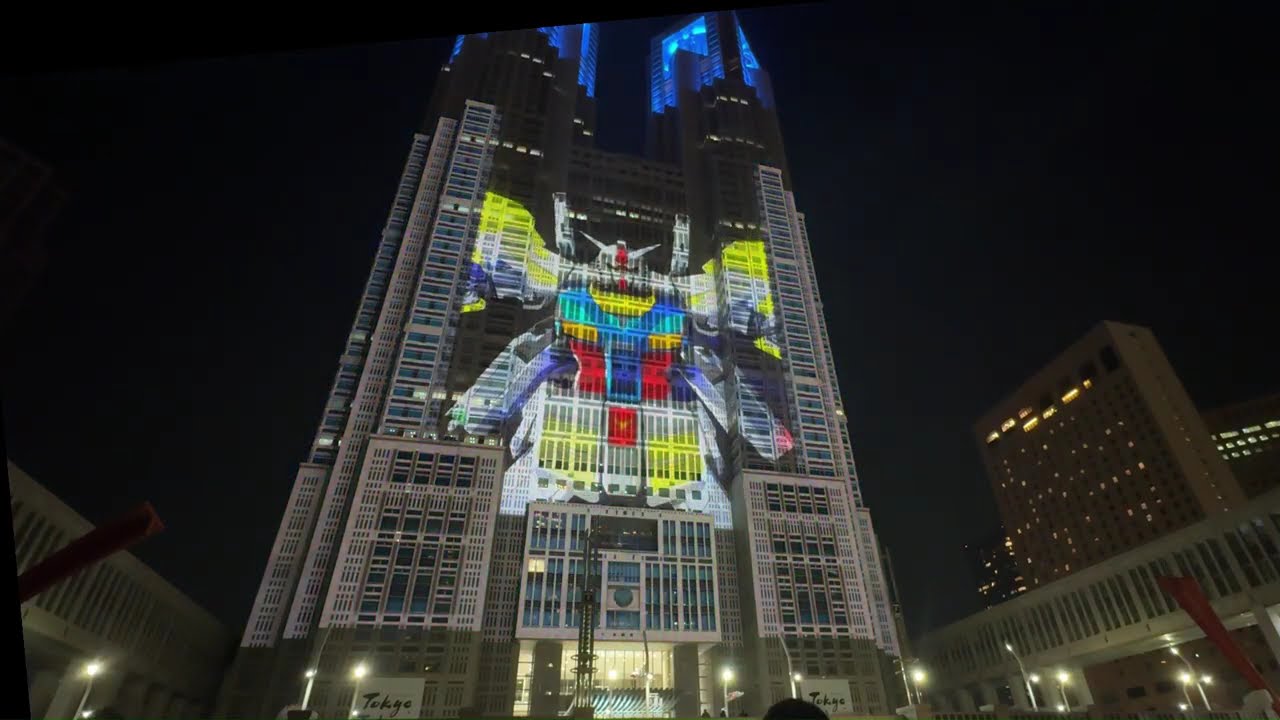 #tokyo at Night | 45 Minutes of Pure City Lights #lightshow #projectionmapping #digitalart #godzilla