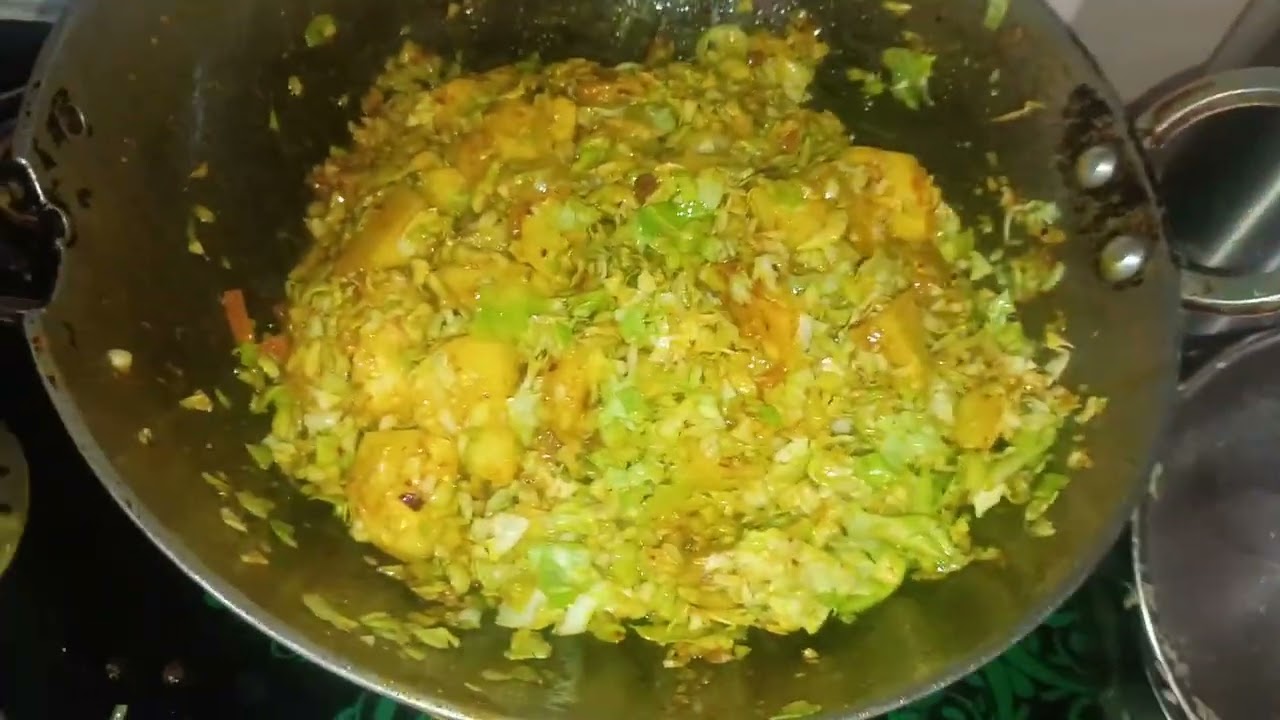 Patta gobhi ki recipe subscribe please 🙏🥺#food #cooking #recipe #minivlog 