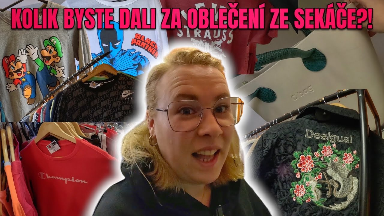 LUXUSNÍ SEKÁČ!😲KOLIK BYSTE DALI ZA OBLEČENÍ ZE SEKÁČE?🤔KYJOVSKÉ SEKÁČE