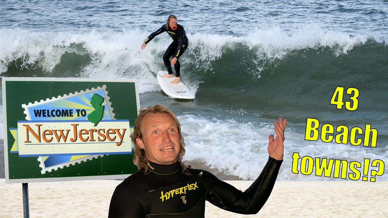 Surfing EVERY Single Beach Town in the State of New Jersey in ONE DAY!?