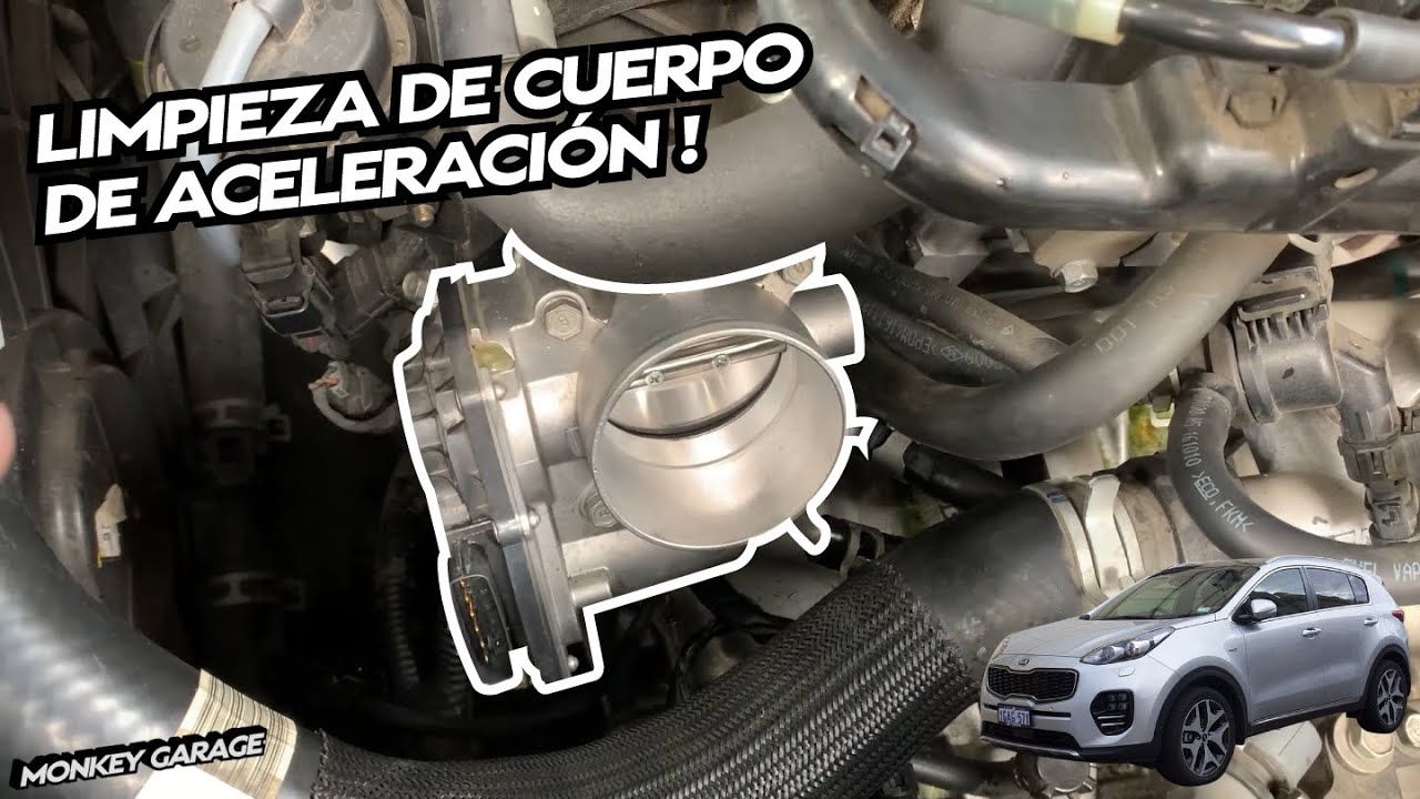 Limpieza de cuerpo de aceleración (Sin descalibrar) Kia Sportage QL