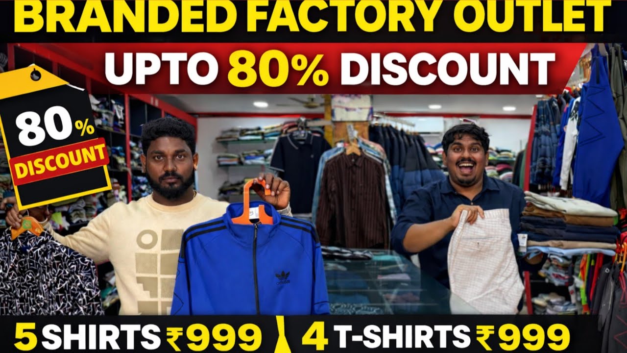 Branded Surplus Clothes in Chennai 😱 Starting ₹199 Only | Fashion Fever | Vandu urutti 