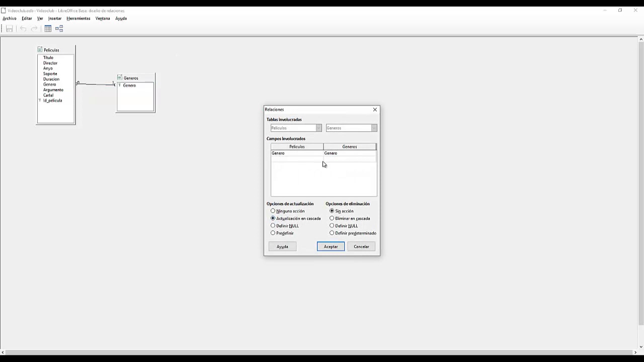 Base: Integridad referencial