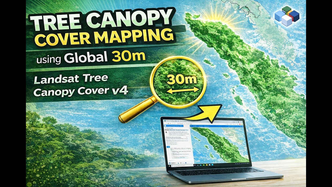 Tree canopy Cover Mapping using  Global 30m Landsat Tree Canopy Cover v4 in GEE