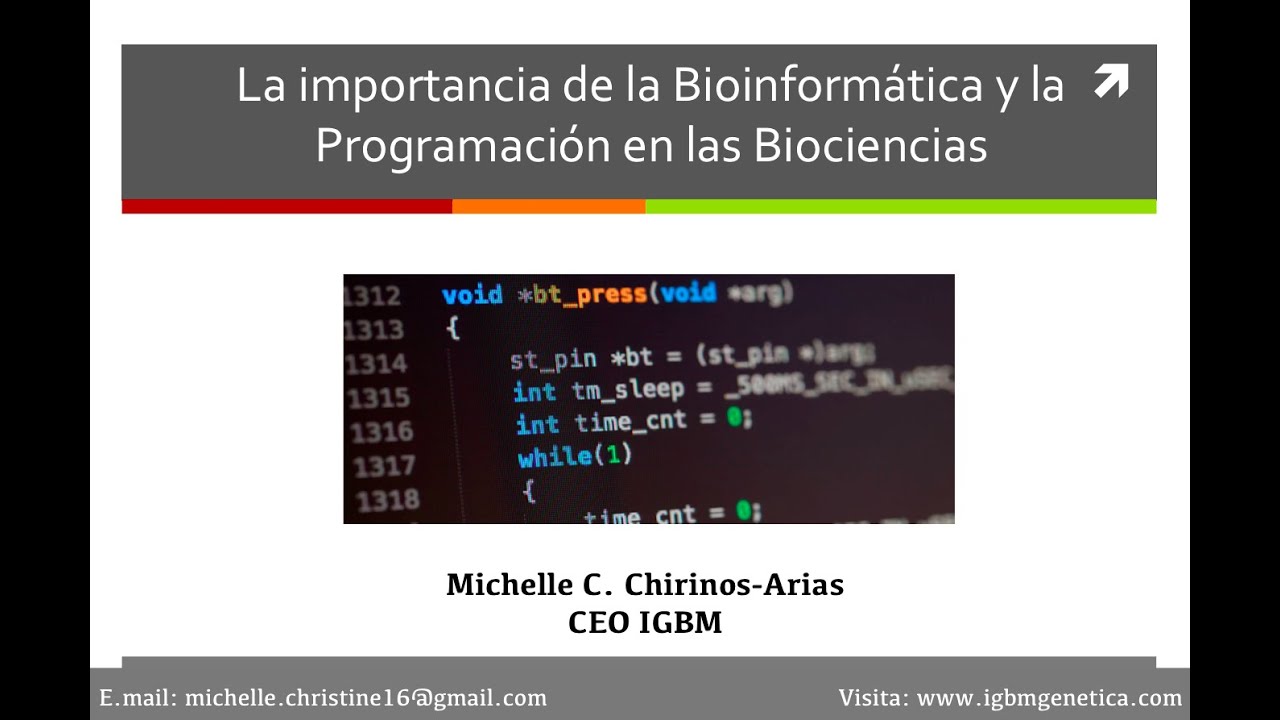 La importancia de la bioinformática y la programación en las biociencias