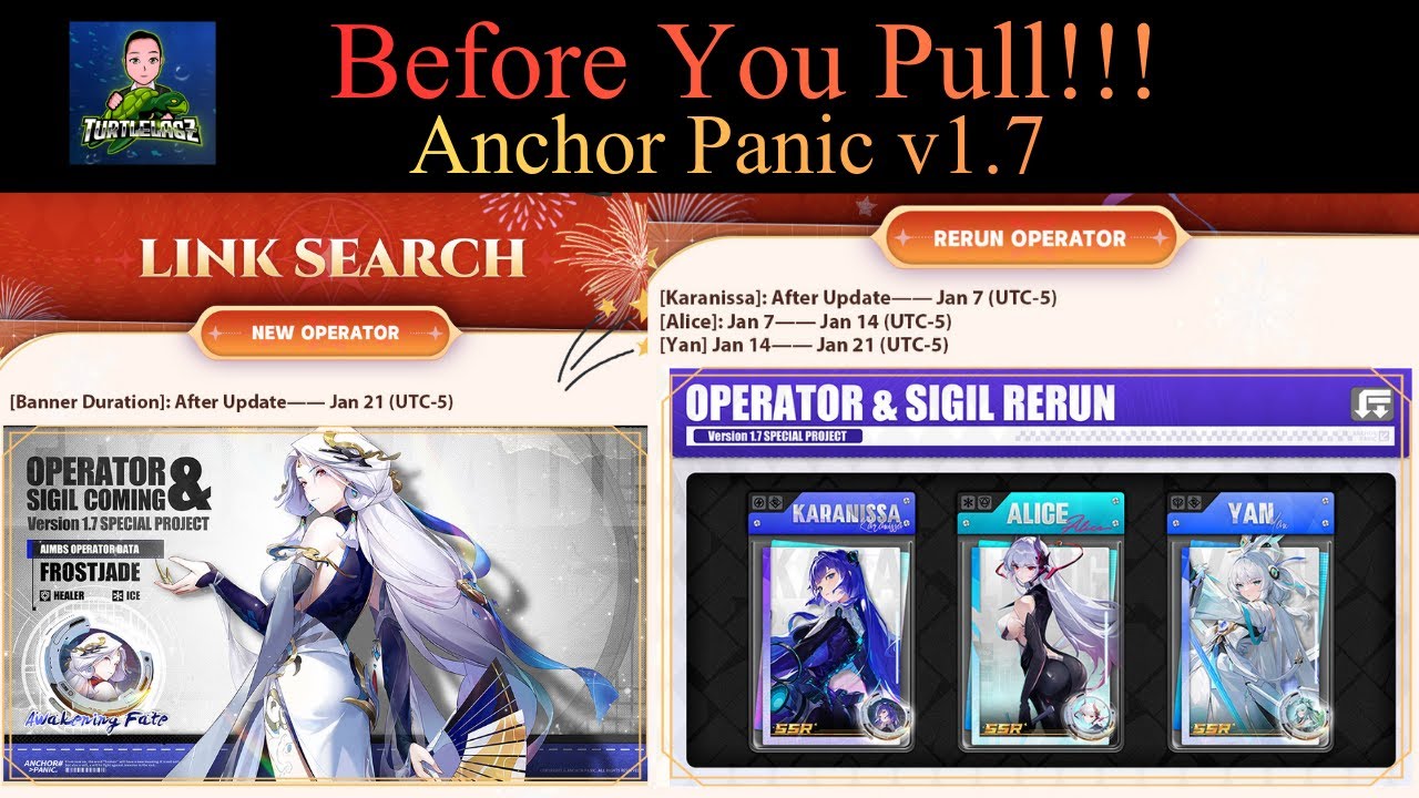 Before You Pull: Banner Priority Guide [Anchor Panic v1.7]