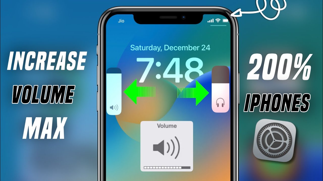 How to increase Max Volume On iPhone [ 200%🔊 ] | iPhone Me Volume kaise badhaye in hindi