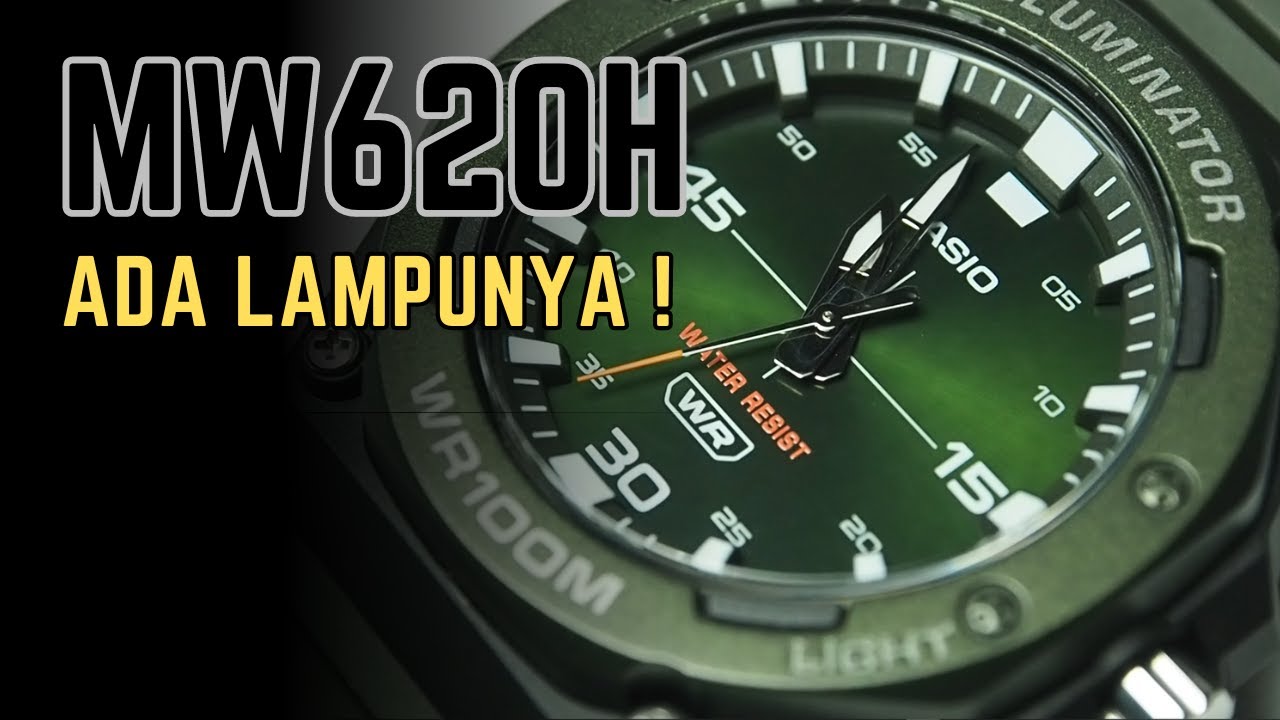 Review Casio MW620: Jam Analog yang Ada Lampunya
