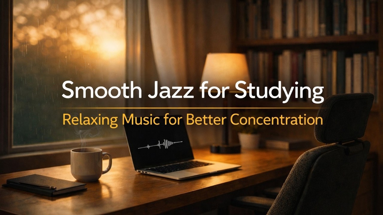 Smooth Jazz for Studying – Relaxing Music for Better Concentration