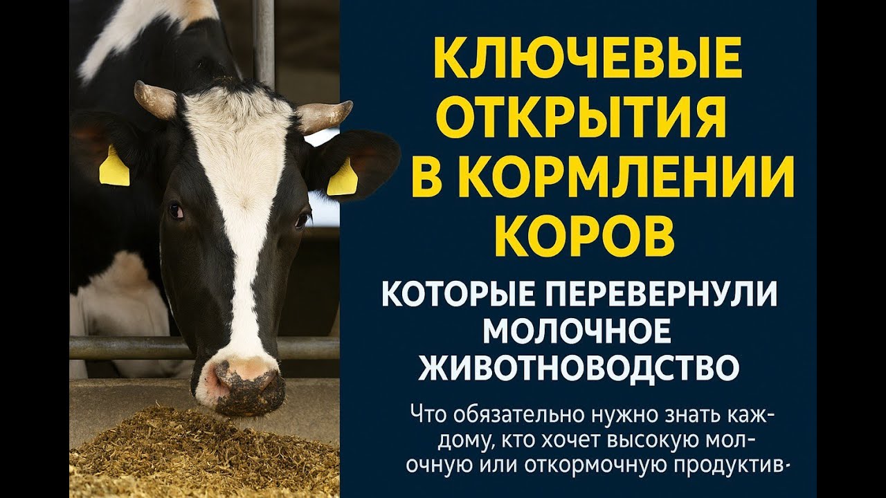 Ключи к большому молоку или показатели корма, которые совершили революцию в кормлении коров