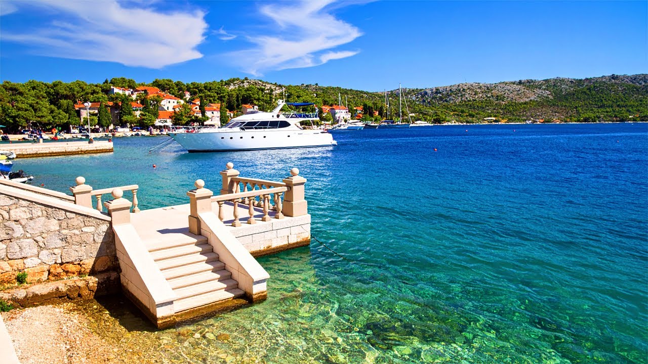 Čikat Croatia 4K Seaside Promenade Bike Tour 2025