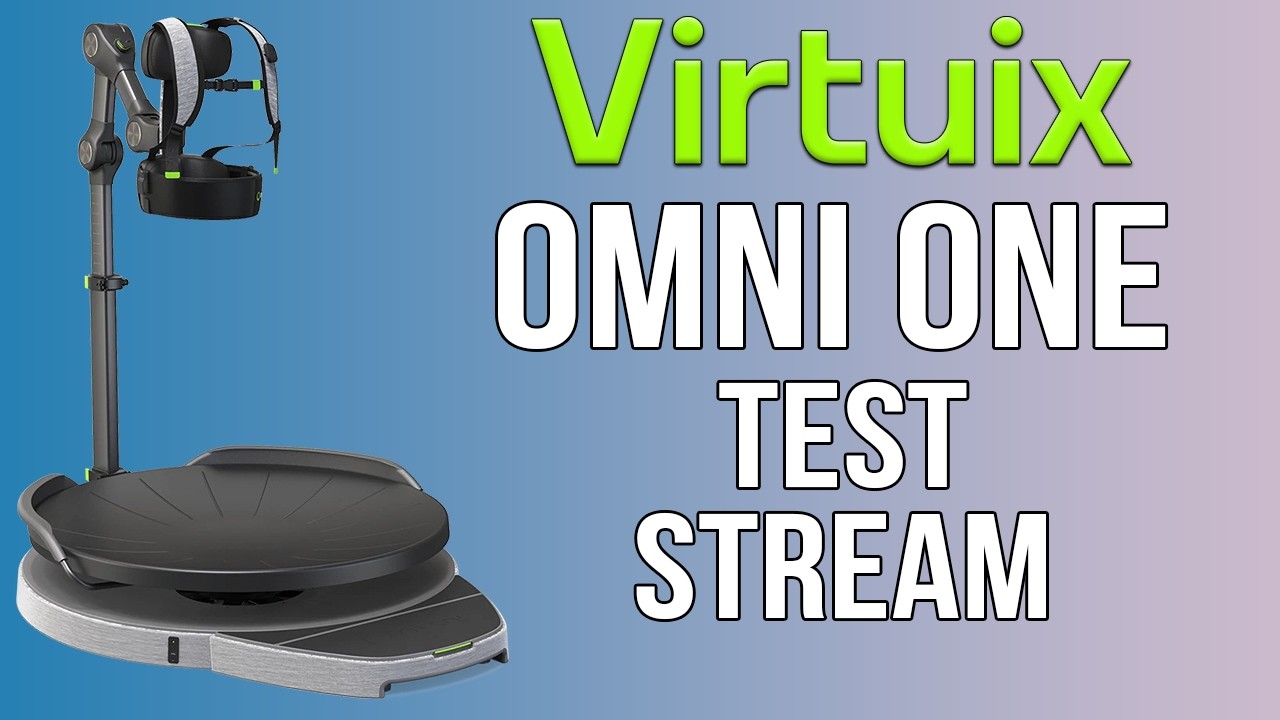 New VR Treadmill Test Stream - @VirtuixOmni Omni One Gameplay Livestream