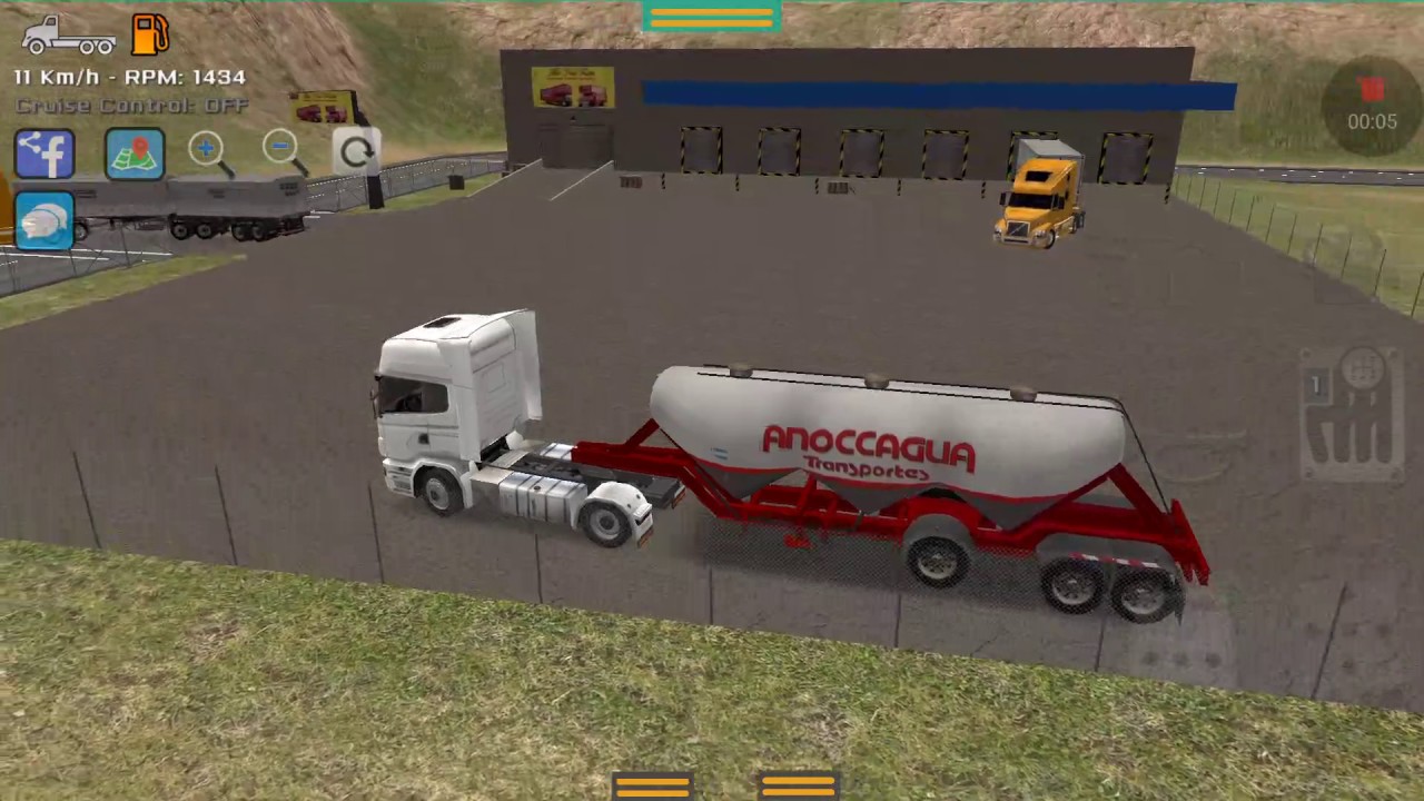 Grand Truck Simulator - Multiplayer drive to cardeal (WITH CRASH)