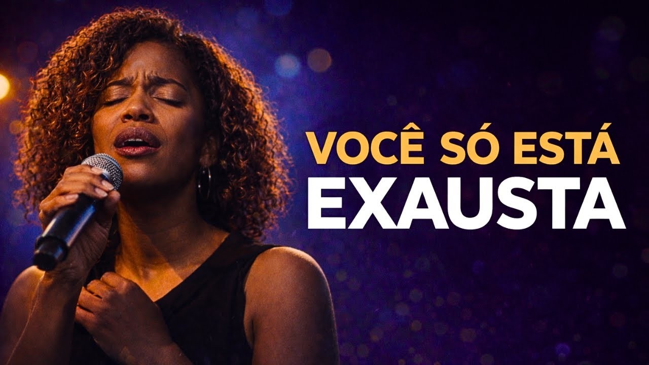 VOCÊ SÓ ESTÁ EXAUSTA (Deus Te Fortalece) – Inspiração Vocal Aline Barros – Louvor Gospel