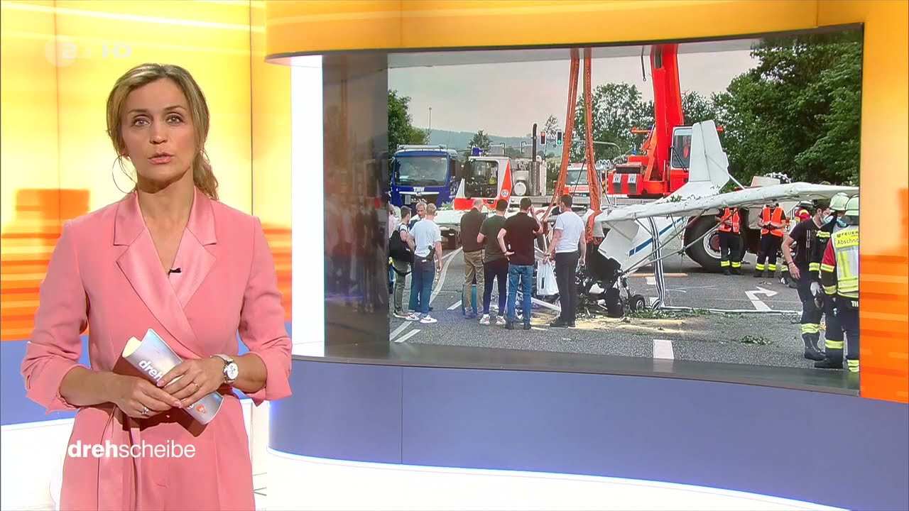 Flugzeugabsturz nahe der A 66: Zwei Menschen sterben