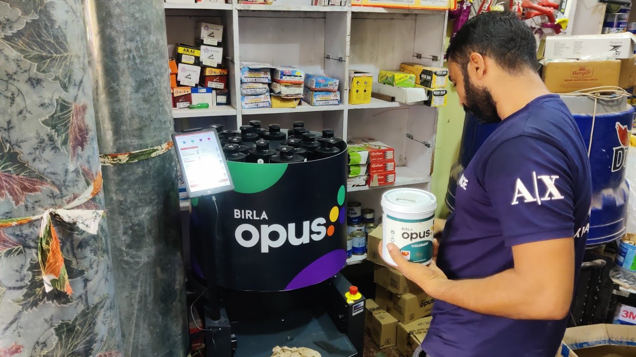 how to install Birla Opus Colour Machine Setup Step by step - DANGI HARDWARE