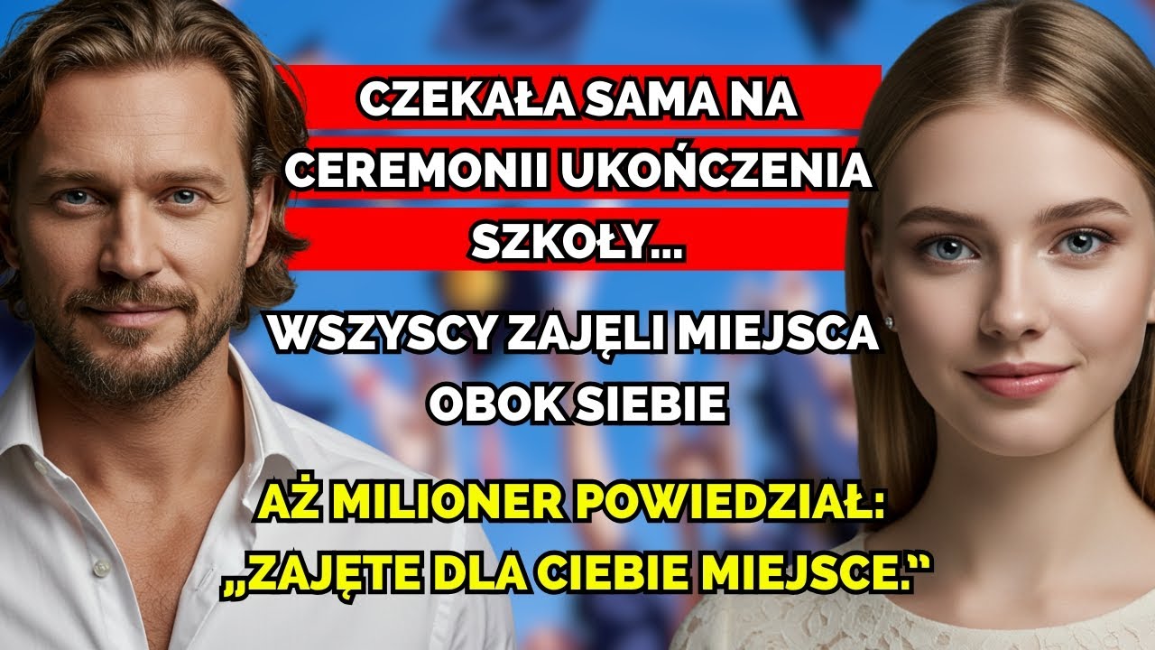 Czekała sama na ceremonii ukończenia szkoły — aż milioner powiedział: „Zajęte dla ciebie miejsce.”